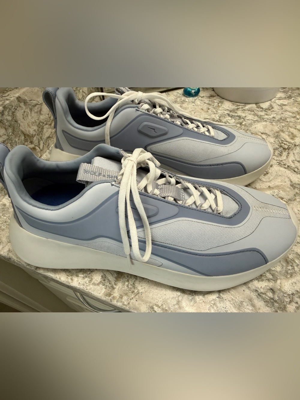 Wolf and Shepherd Light Blue and White women’s Casual Sneakers